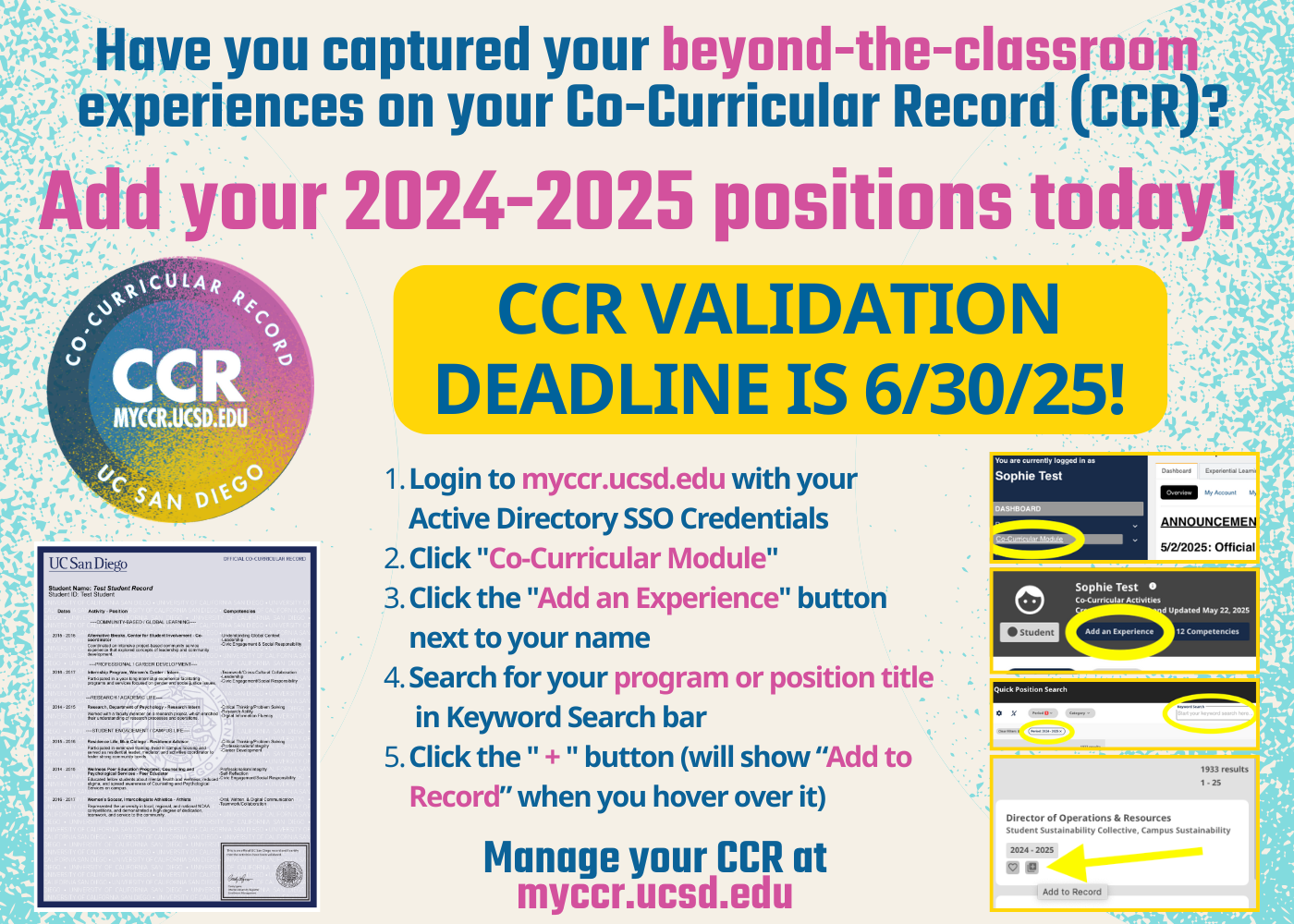 Validation Deadline