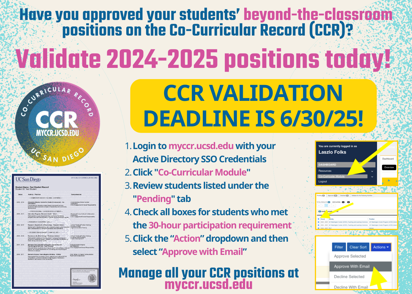 Validator Deadline