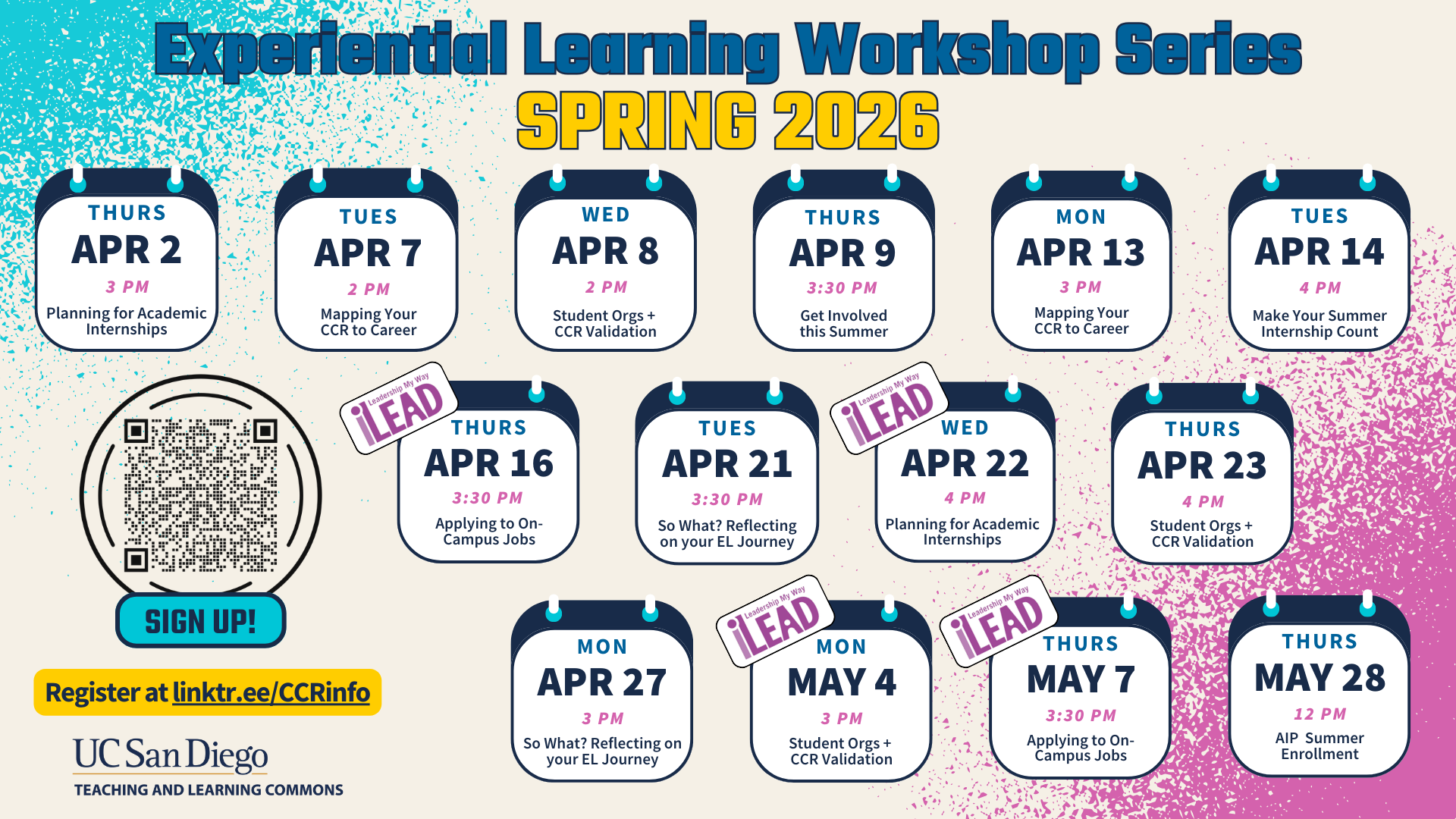 EL Workshops for Spring