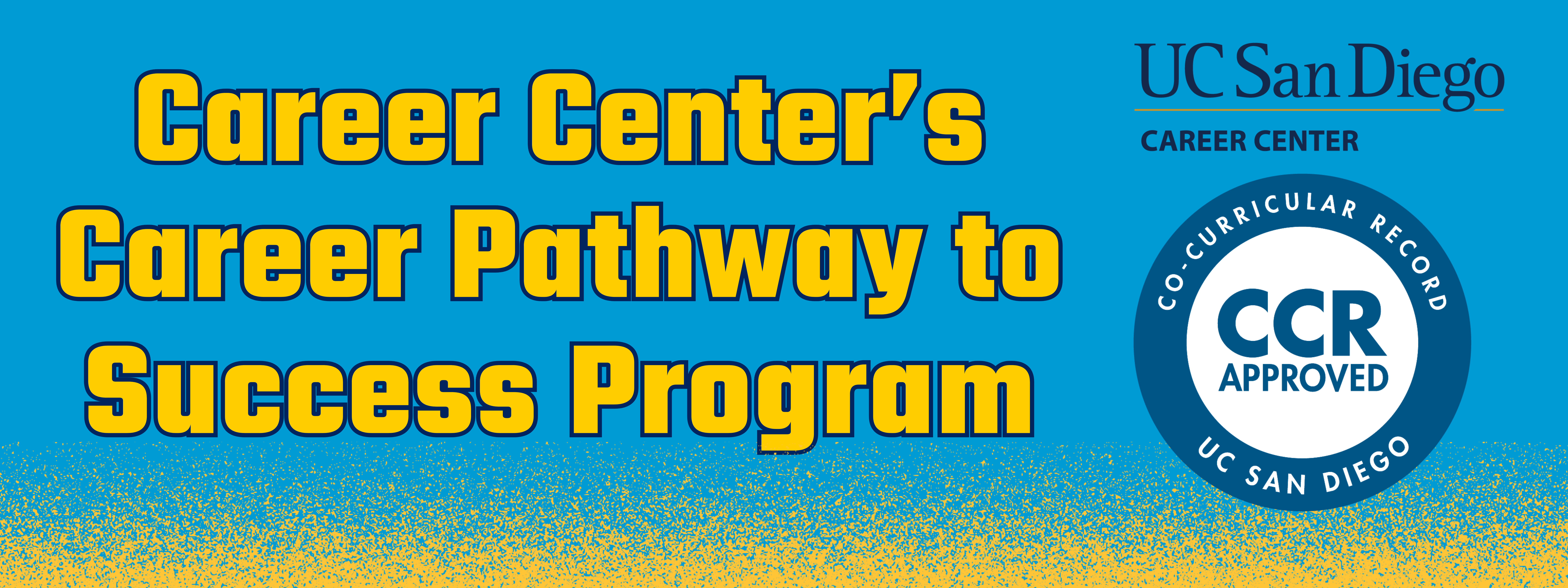Text for the Career Center CCR Program, with the Career Center logo